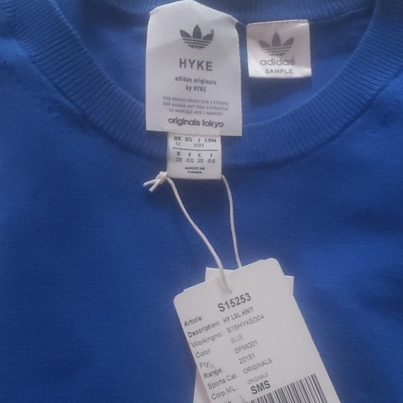 NEW! ADIDAS Original Hyke Sample Knit Popover Sweater 10. - Picture 4 of 6